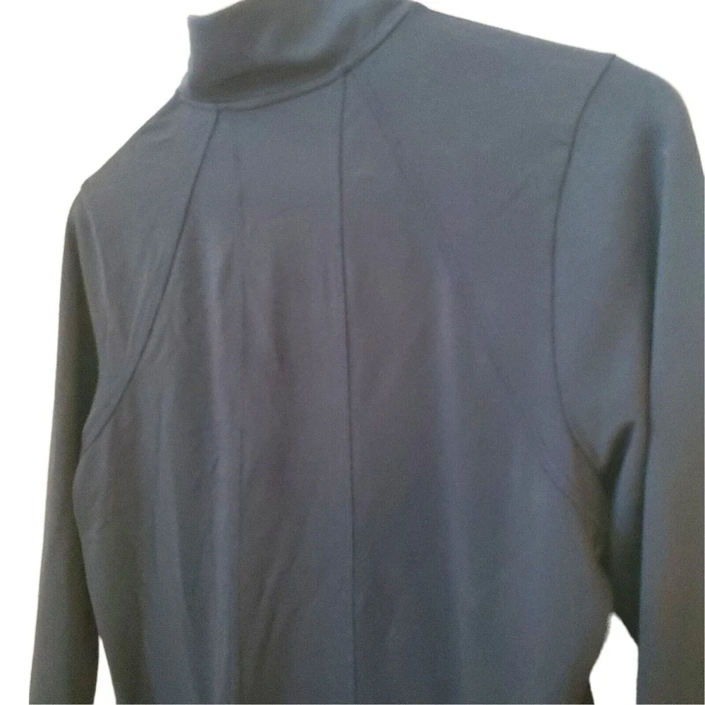 Lauren Ralph Lauren Women's Black Quarter Zip Pullover Sweater Sz L Black Label - Picture 5 of 8